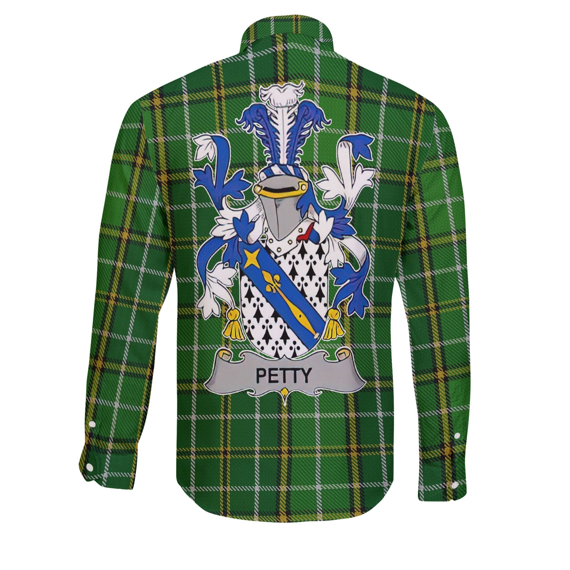 Petty Long Sleeve Button Shirts Crest And National Plaid Style