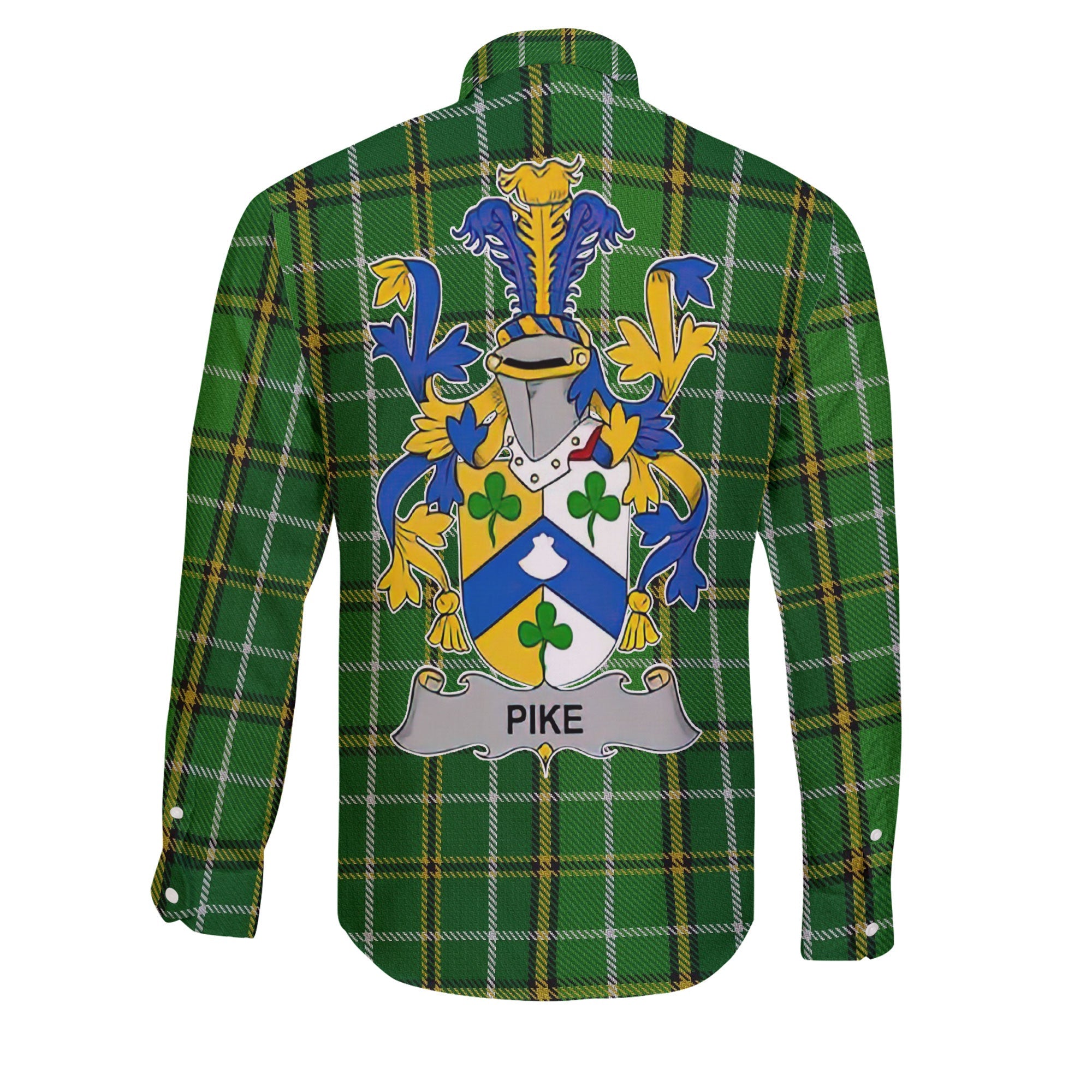 Pike Long Sleeve Button Shirts Crest And National Plaid Style