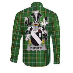 Plunkett Long Sleeve Button Shirts Crest And National Plaid Style