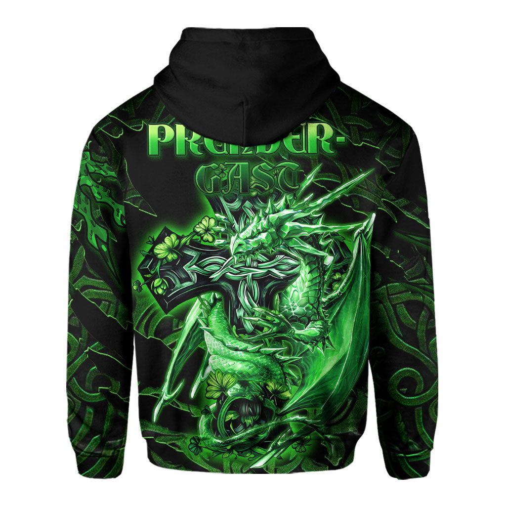 Prendergast Hoodies Celtic Cross And Dragon Style