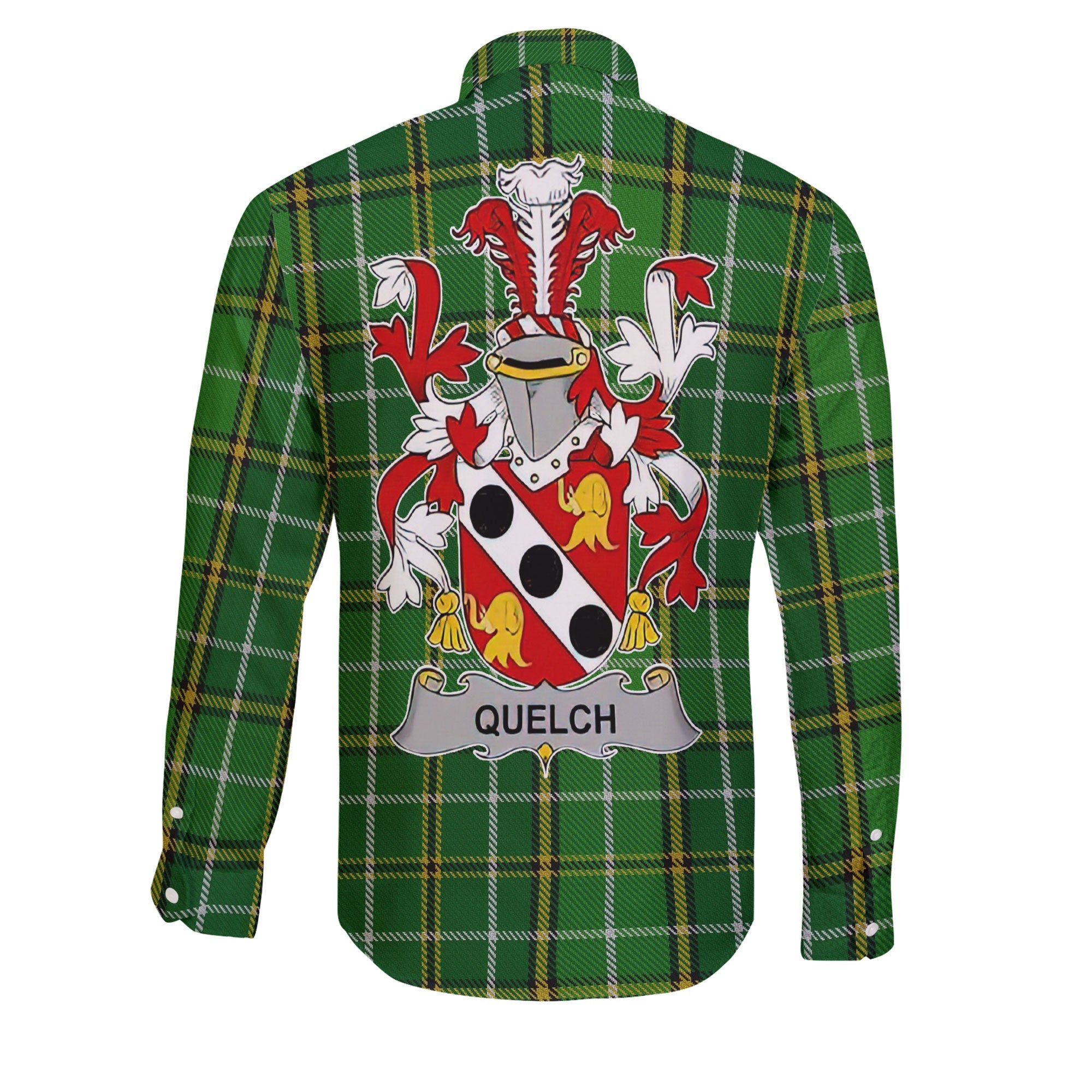 Quelch Long Sleeve Button Shirts Crest And National Plaid Style