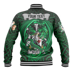 Quicke Baseball Jackets The Green Dragon Of Ireland Style