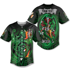 Quinlan or O Quinlevan Baseball Jerseys The Green Dragon Of Ireland Style