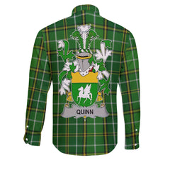 Quinn or O Quin Long Sleeve Button Shirts Crest And National Plaid Style