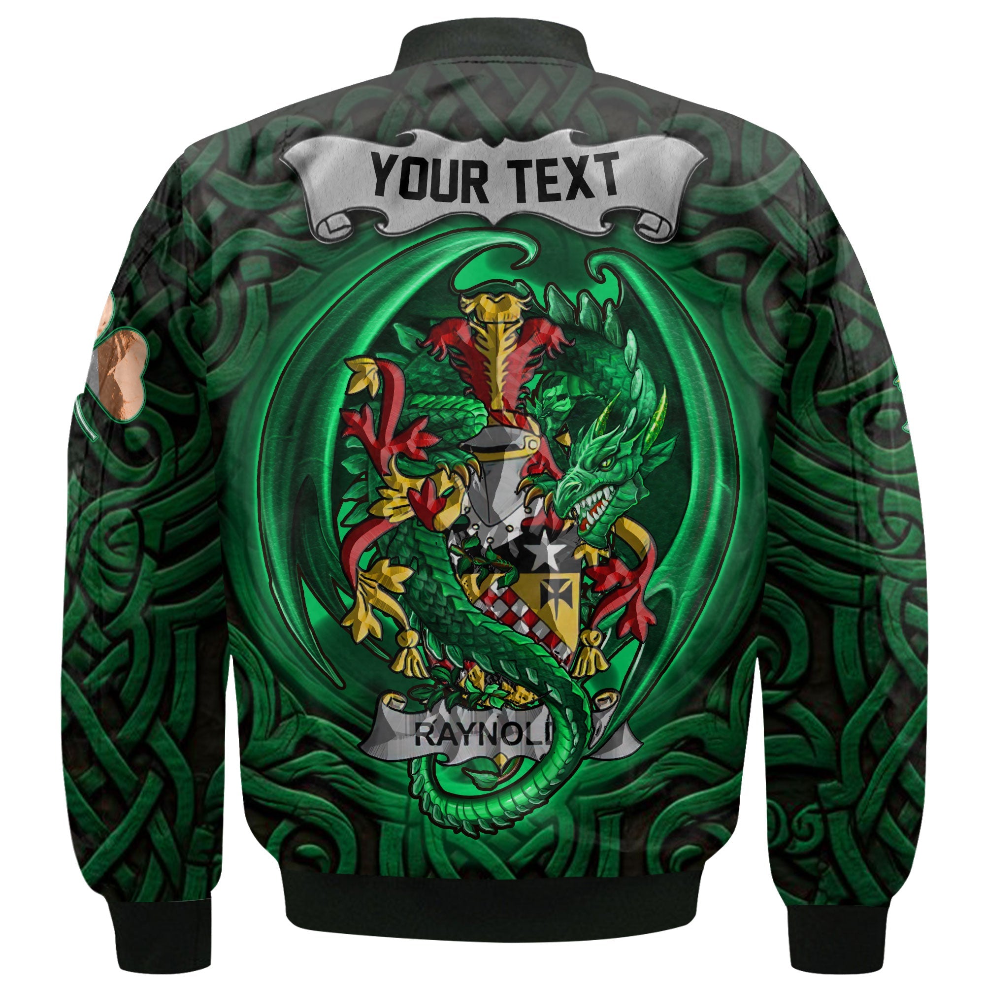 Raynolds Bomber Jackets The Green Dragon Of Ireland Style