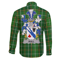 Riall or Ryle Long Sleeve Button Shirts Crest And National Plaid Style