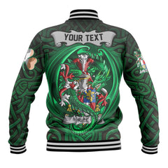 Rice Baseball Jackets The Green Dragon Of Ireland Style