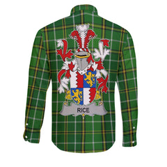 Rice Long Sleeve Button Shirts Crest And National Plaid Style