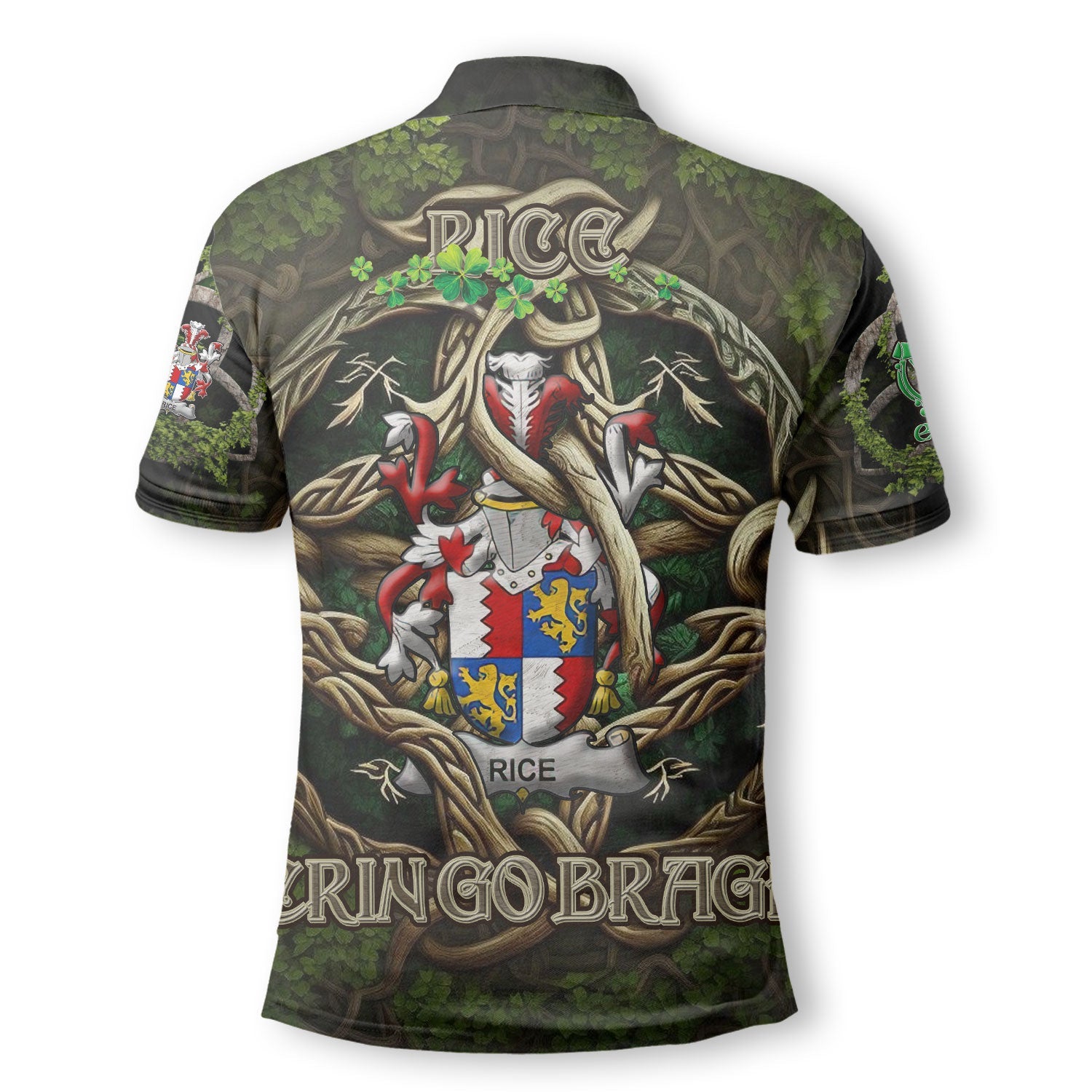 Rice Polo Shirts Ireland Is My Root Style