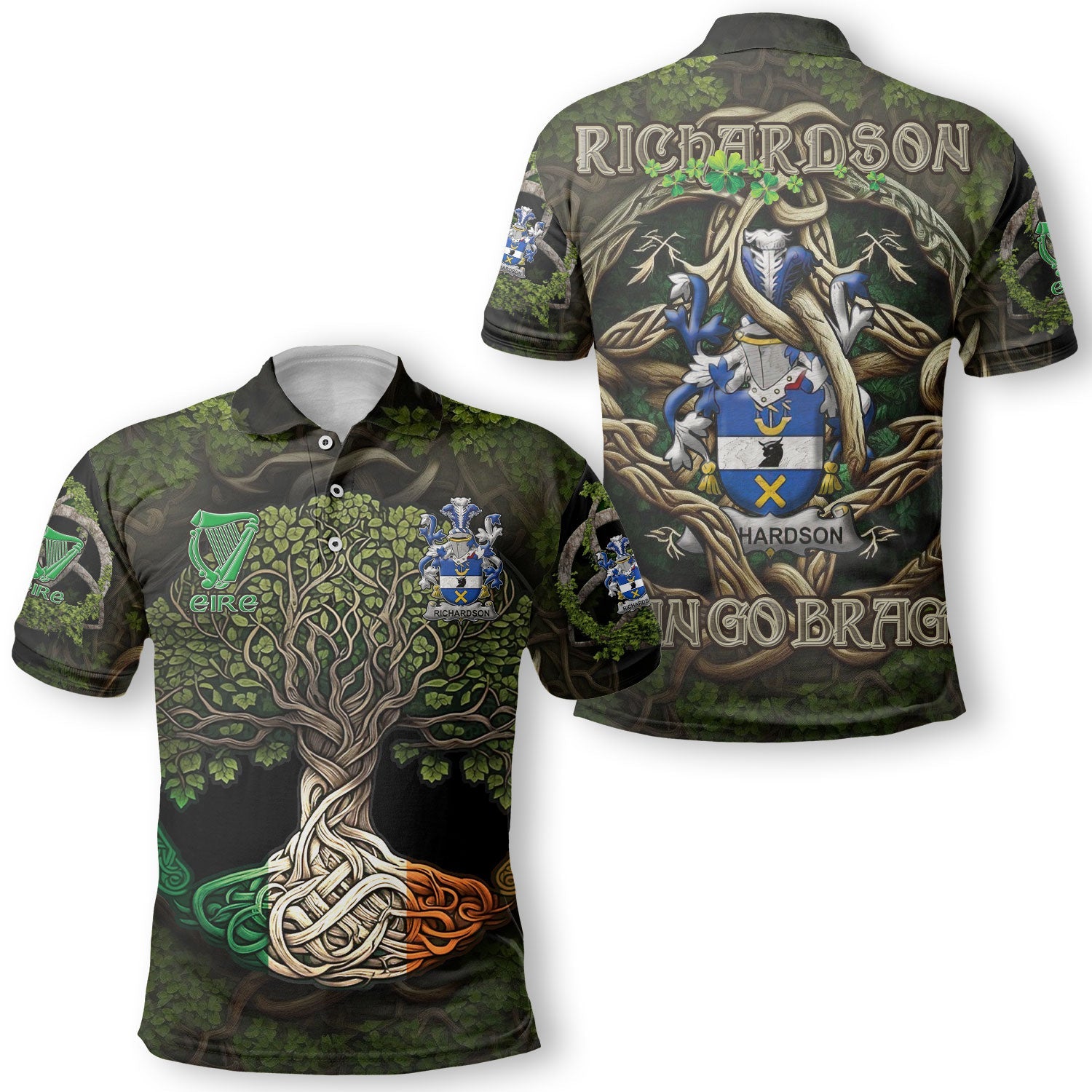 Richardson Polo Shirts Ireland Is My Root Style