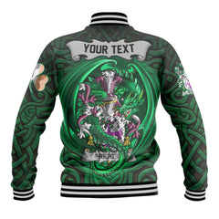 Riggs Baseball Jackets The Green Dragon Of Ireland Style