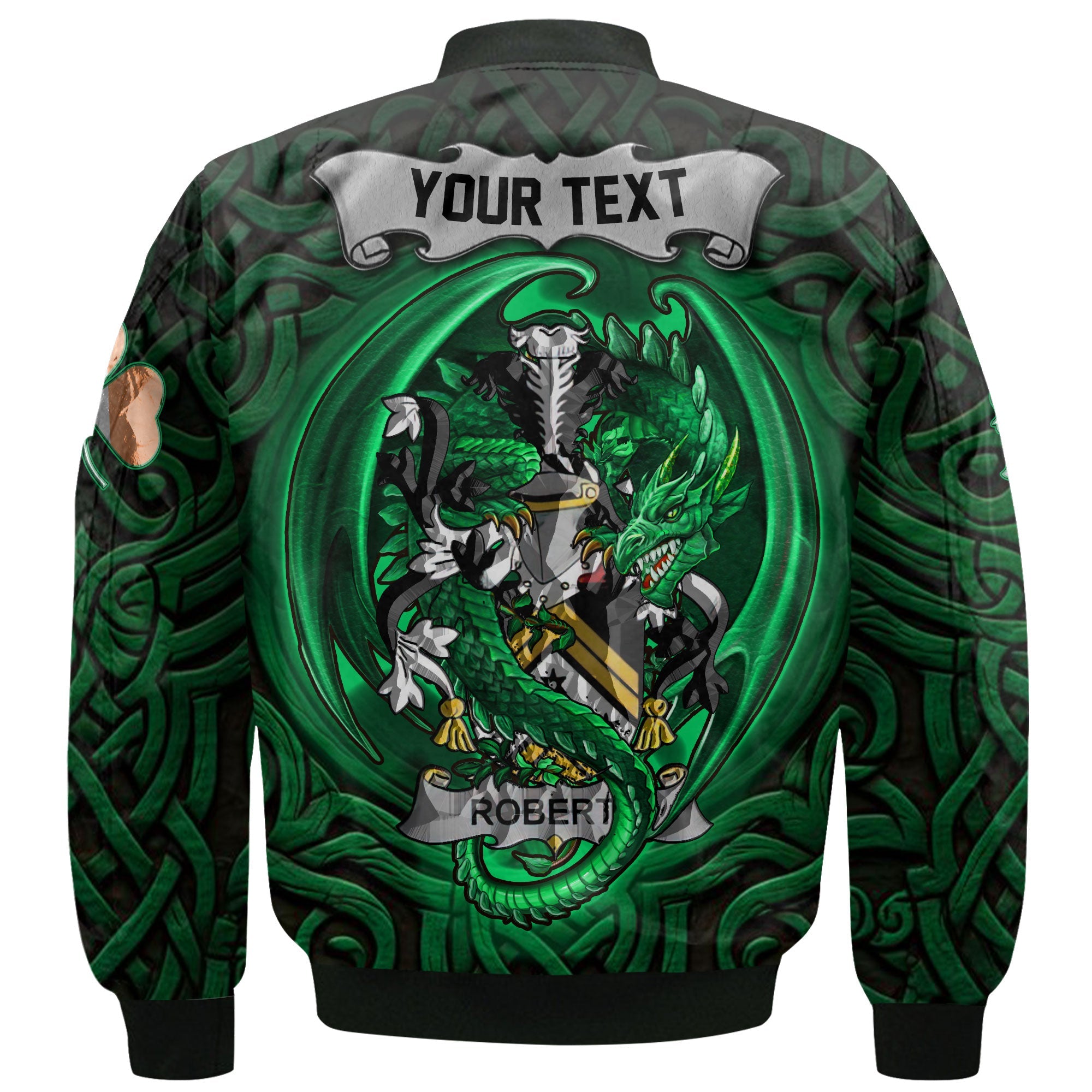 Roberts Bomber Jackets The Green Dragon Of Ireland Style