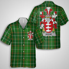 Roche Hawaiian Shirts Crest And National Plaid Style