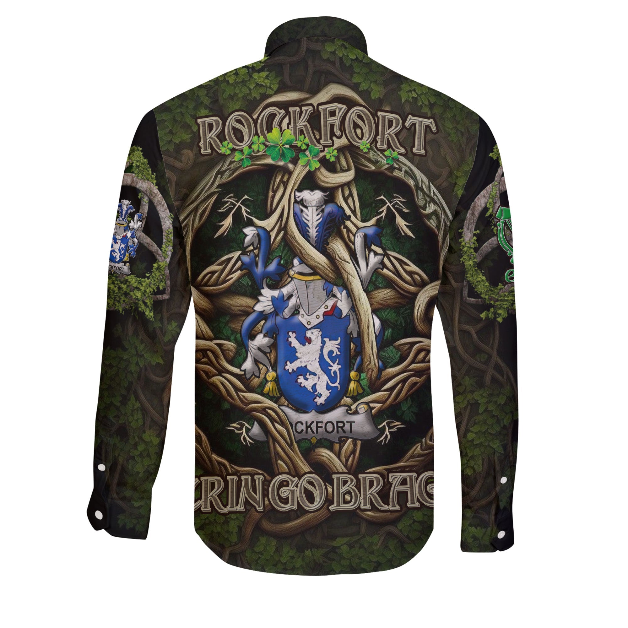 Rockfort Long Sleeve Button Shirts Ireland Is My Root Style