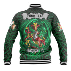 Ronan or O Ronan Baseball Jackets The Green Dragon Of Ireland Style