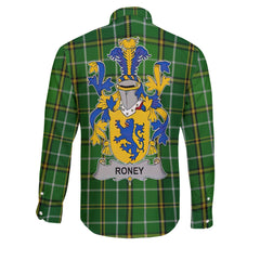 Roney or O Rooney Long Sleeve Button Shirts Crest And National Plaid Style