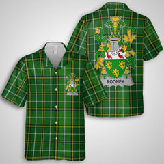 Rooney or O Rooney Hawaiian Shirts Crest And National Plaid Style