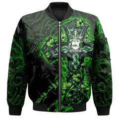 Rossiter Bomber Jackets Celtic Cross And Dragon Style