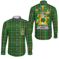 Rothe Long Sleeve Button Shirts Crest And National Plaid Style