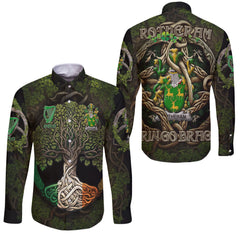 Rotheram Long Sleeve Button Shirts Ireland Is My Root Style