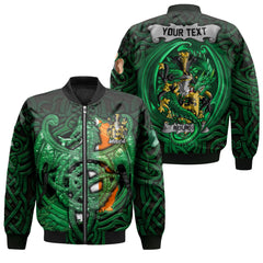 Rourke or O Rourke Bomber Jackets The Green Dragon Of Ireland Style