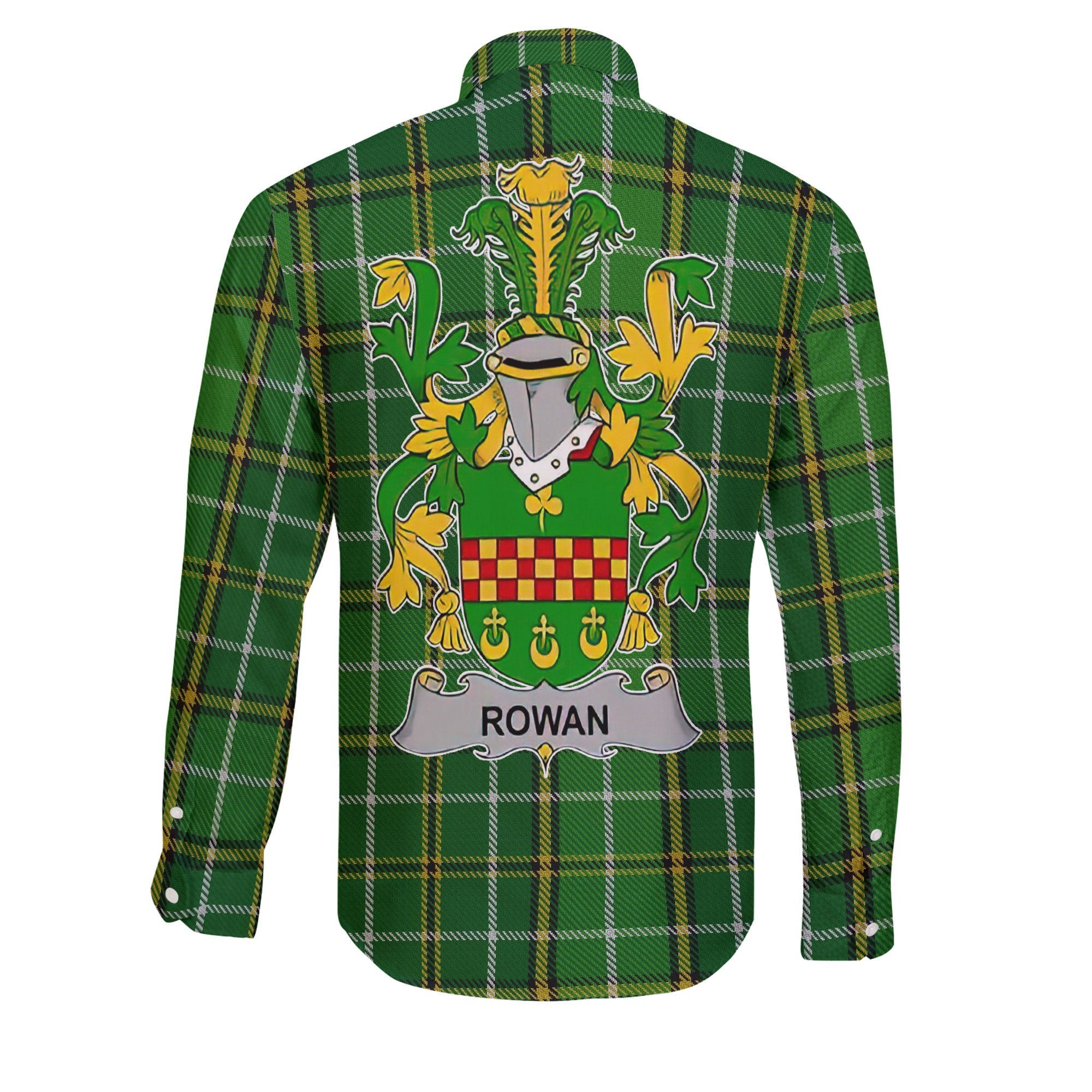 Rowan Long Sleeve Button Shirts Crest And National Plaid Style