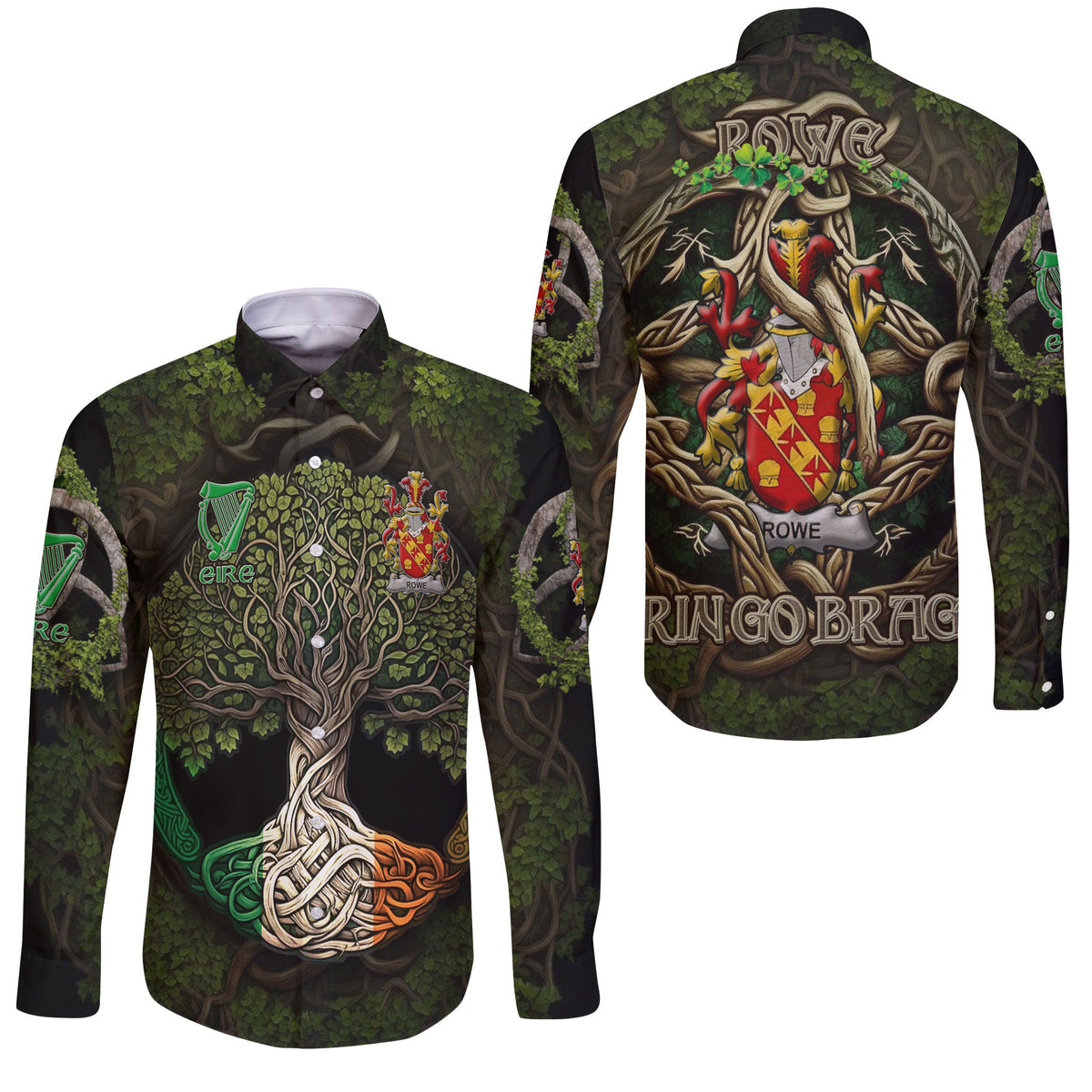 Rowe Long Sleeve Button Shirts Ireland Is My Root Style