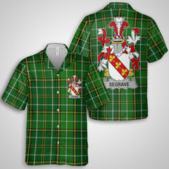 Segrave Hawaiian Shirts Crest And National Plaid Style