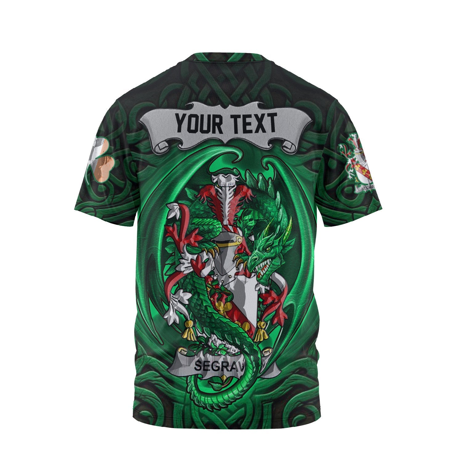 Segrave T-Shirts The Green Dragon Of Ireland Style