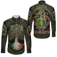 Shane or McShane Long Sleeve Button Shirts Ireland Is My Root Style