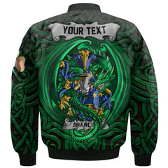 Shanley or McShanly Bomber Jackets The Green Dragon Of Ireland Style