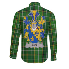 Shea or O Shee Long Sleeve Button Shirts Crest And National Plaid Style