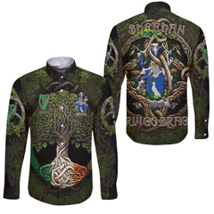 Sheehan or O Sheehan Long Sleeve Button Shirts Ireland Is My Root Style