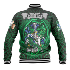 Sheehy or McSheehy Baseball Jackets The Green Dragon Of Ireland Style