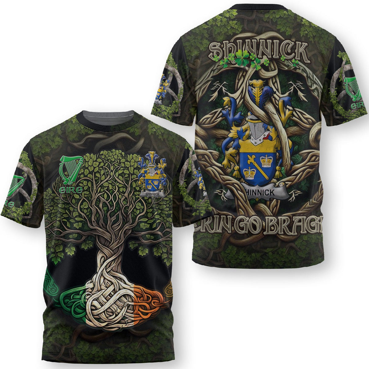 Shinnick T-Shirts Ireland Is My Root Style