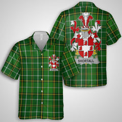 Shortall Hawaiian Shirts Crest And National Plaid Style