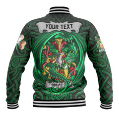 Simpson Baseball Jackets The Green Dragon Of Ireland Style