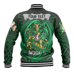 Skereth or Skerret Baseball Jackets The Green Dragon Of Ireland Style