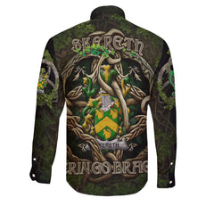 Skereth or Skerret Long Sleeve Button Shirts Ireland Is My Root Style