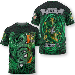 Sinnott or Synnott T-Shirts The Green Dragon Of Ireland Style