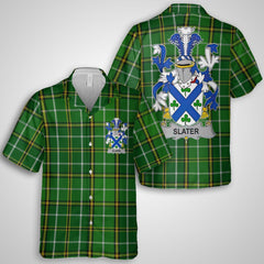 Slater or Slator Hawaiian Shirts Crest And National Plaid Style