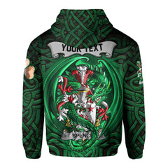 Spence Hoodies The Green Dragon Of Ireland Style