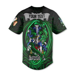 St George Baseball Jerseys The Green Dragon Of Ireland Style