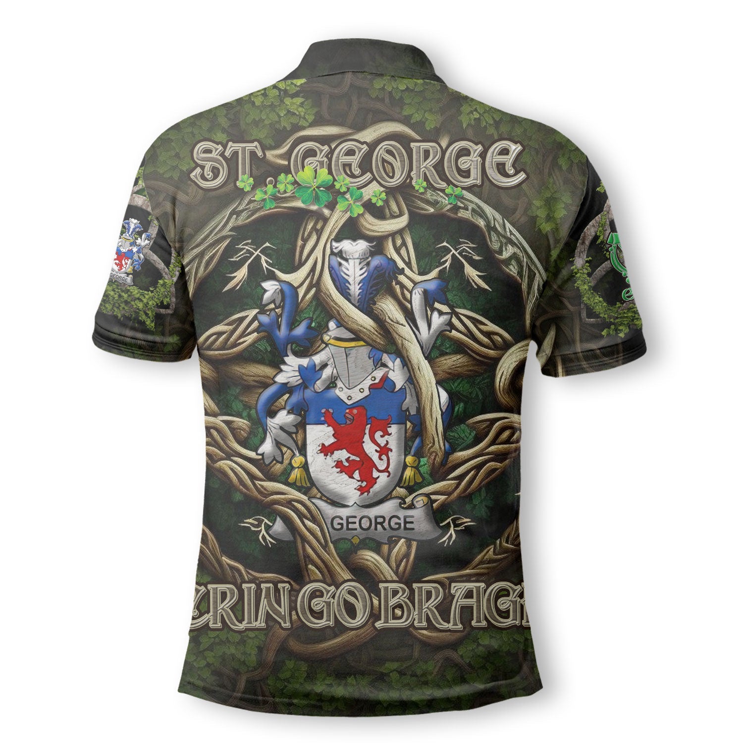 St George Polo Shirts Ireland Is My Root Style