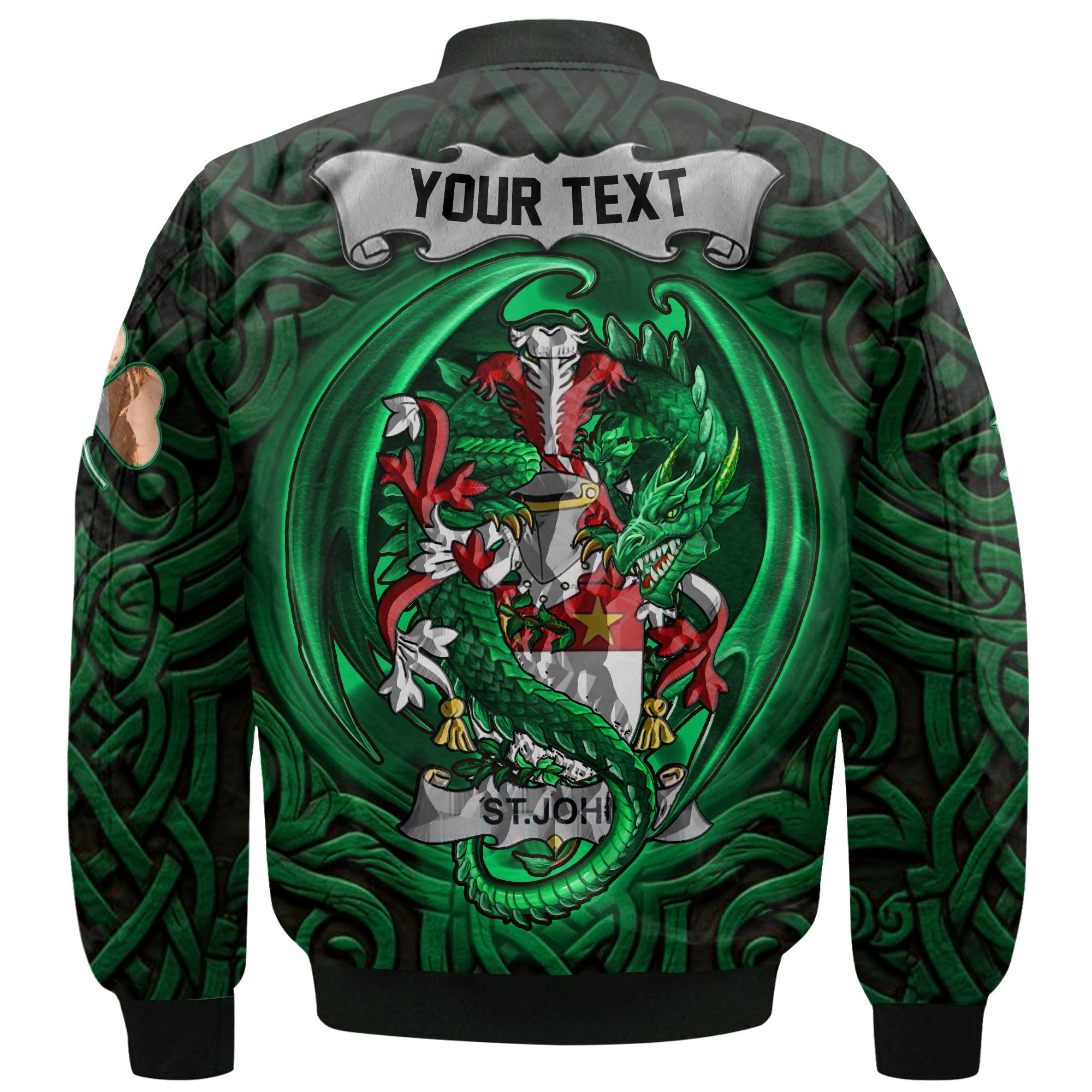 St John Bomber Jackets The Green Dragon Of Ireland Style