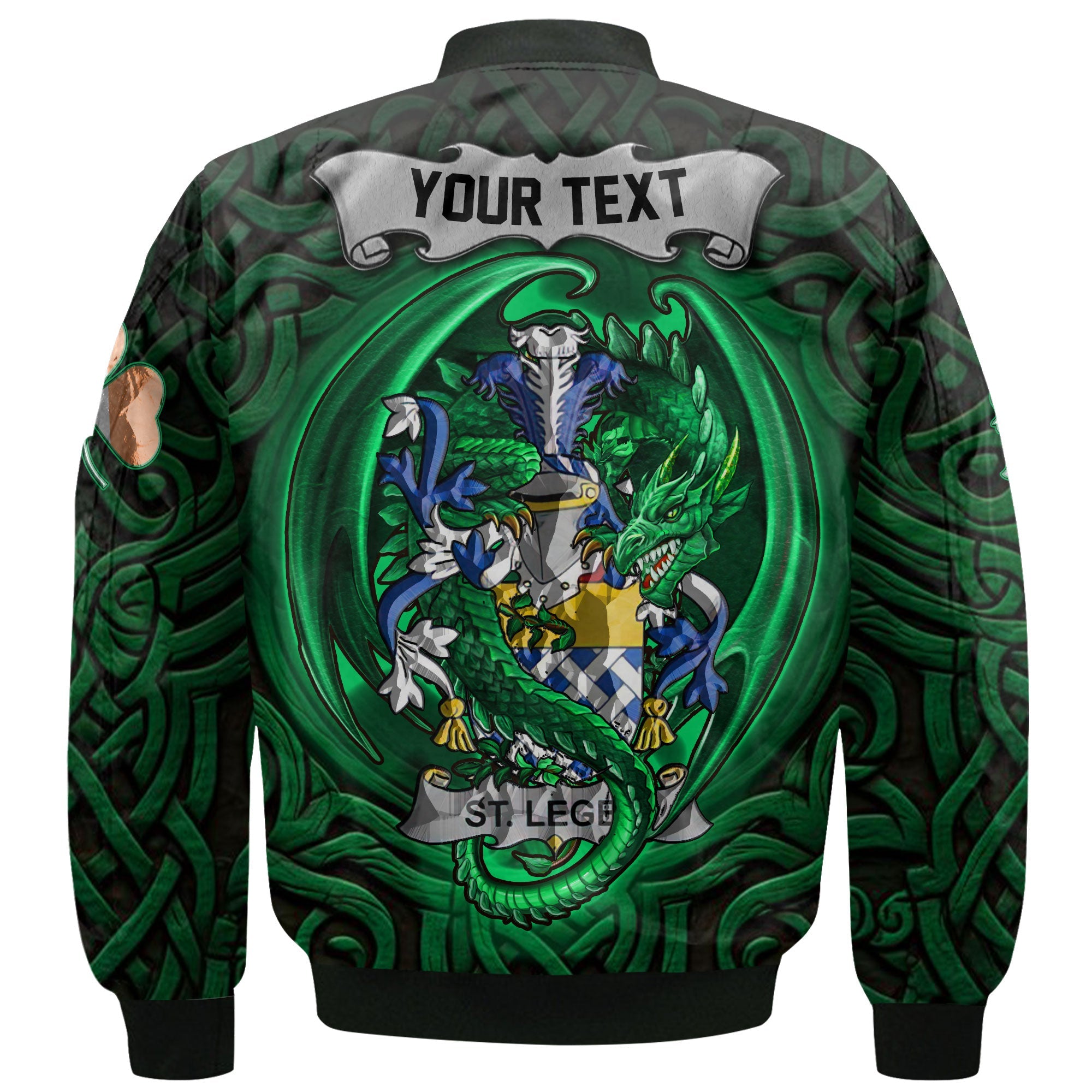 St Leger Bomber Jackets The Green Dragon Of Ireland Style