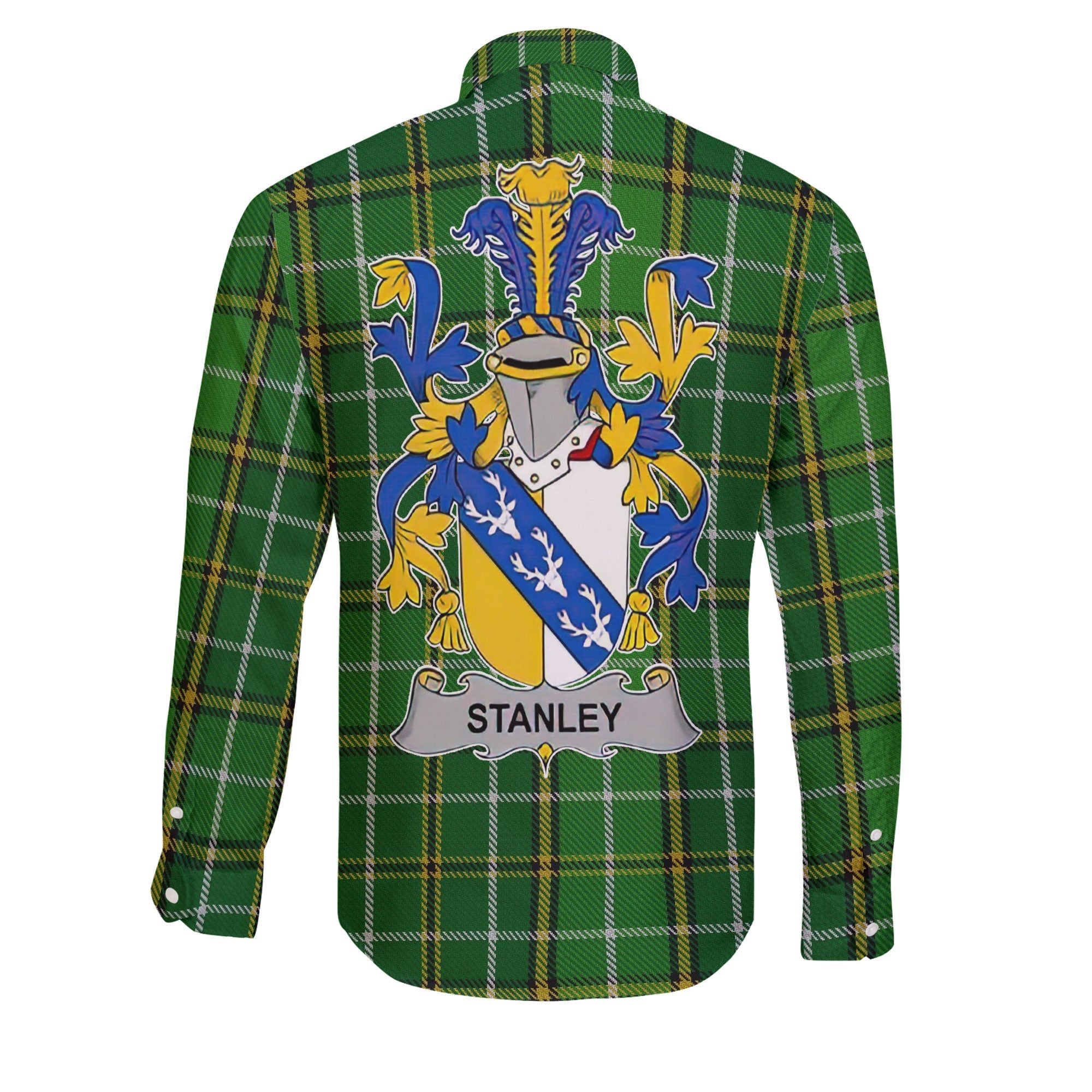 Stanley Long Sleeve Button Shirts Crest And National Plaid Style