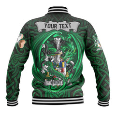Steele Baseball Jackets The Green Dragon Of Ireland Style