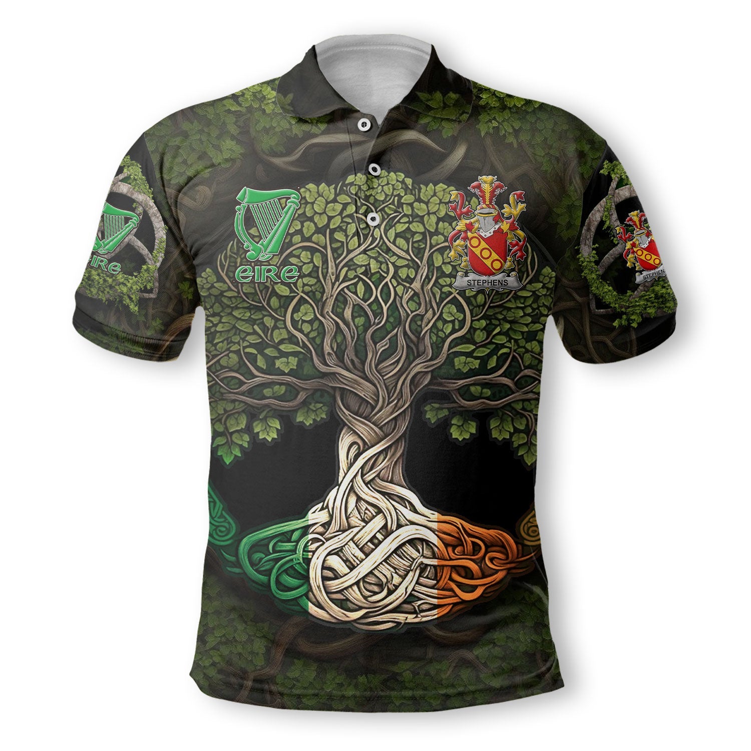 Stephens Polo Shirts Ireland Is My Root Style