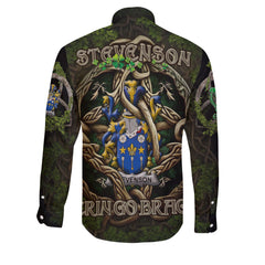 Stevenson Long Sleeve Button Shirts Ireland Is My Root Style